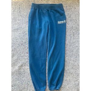 Reebok Women’s Medium Blue Fleece Jogger Sweatpants